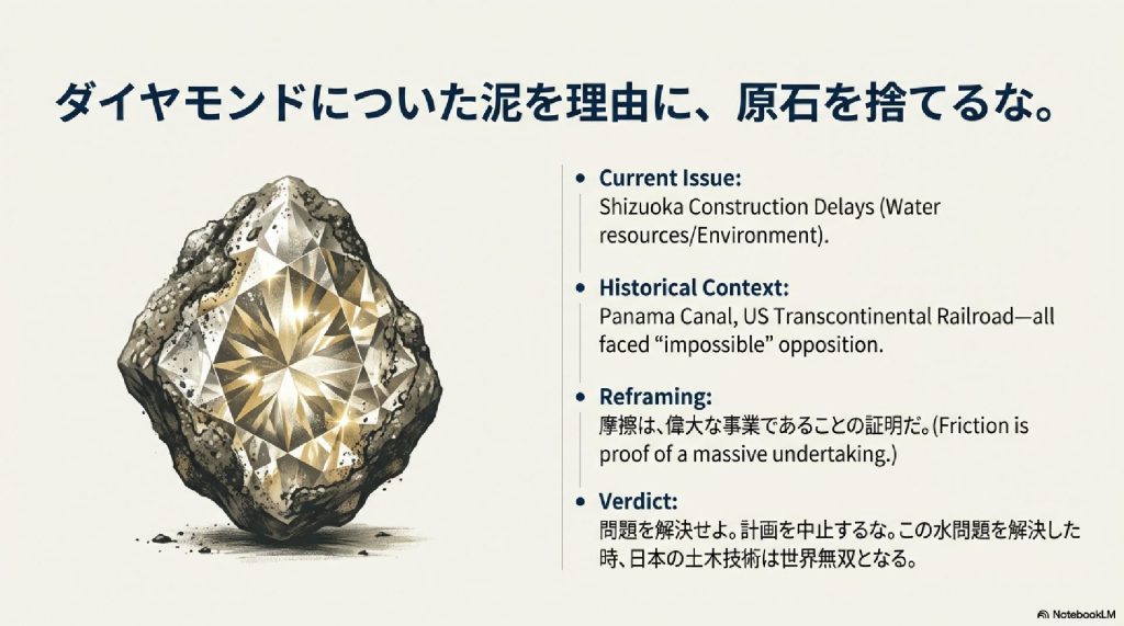 ダイヤモンドについた泥を理由に、原石を捨てるな
