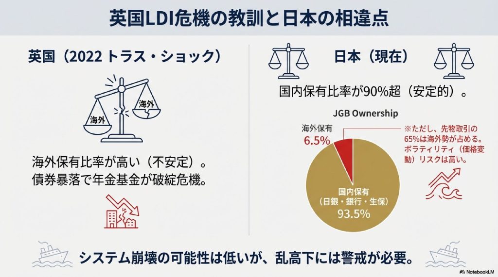 英国LDI危機の教訓と日本の相違点