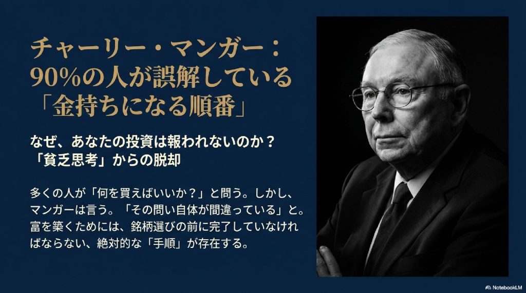なぜ、あなたの投資は報われないのか？「貧乏思考」からの脱却