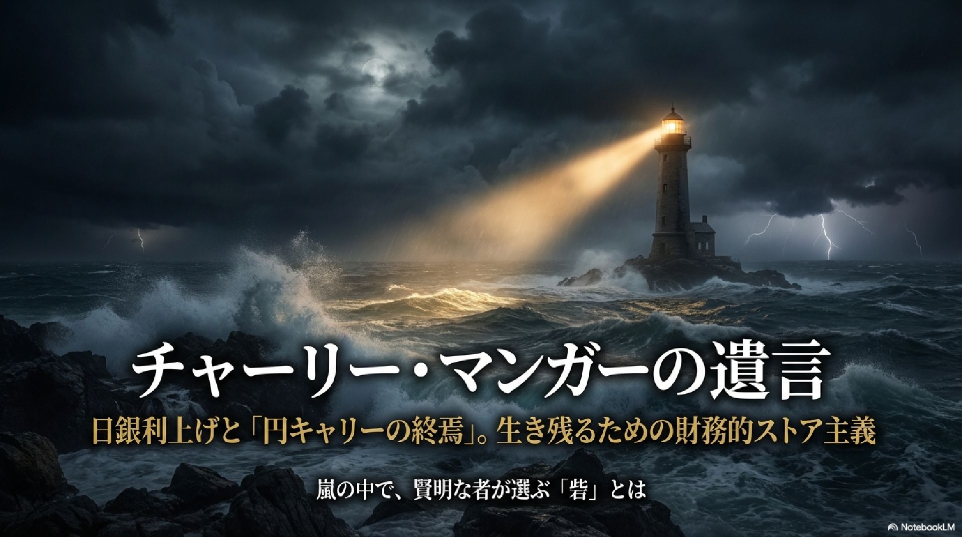 チャーリー・マンガーの遺言：嵐の中の灯台