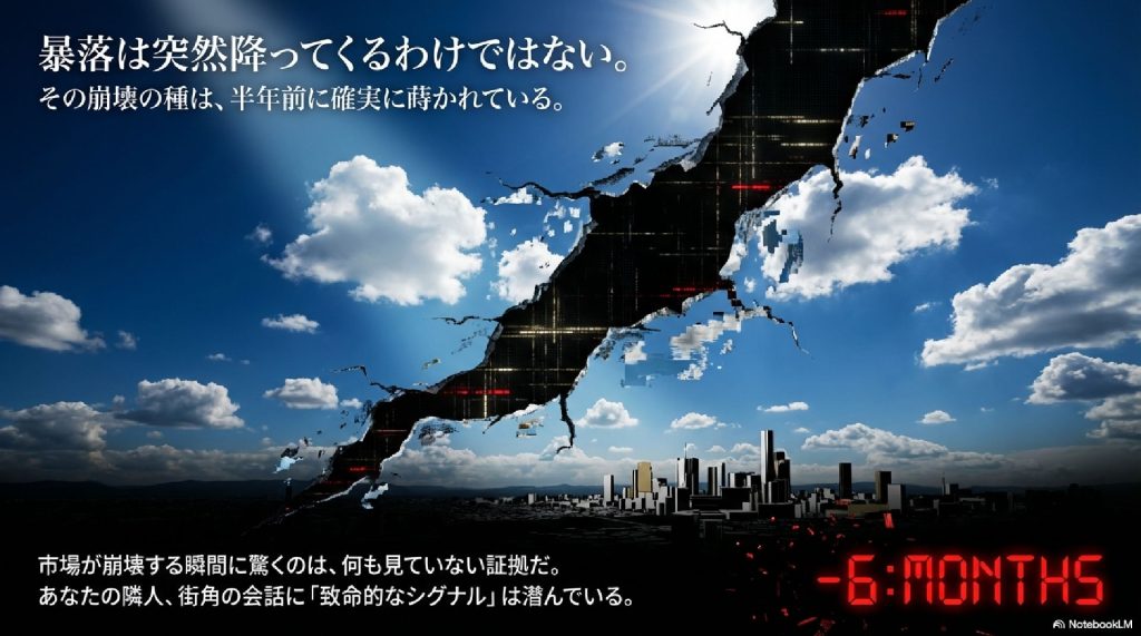 崩壊の種は、半年前に日常の中で蒔かれている