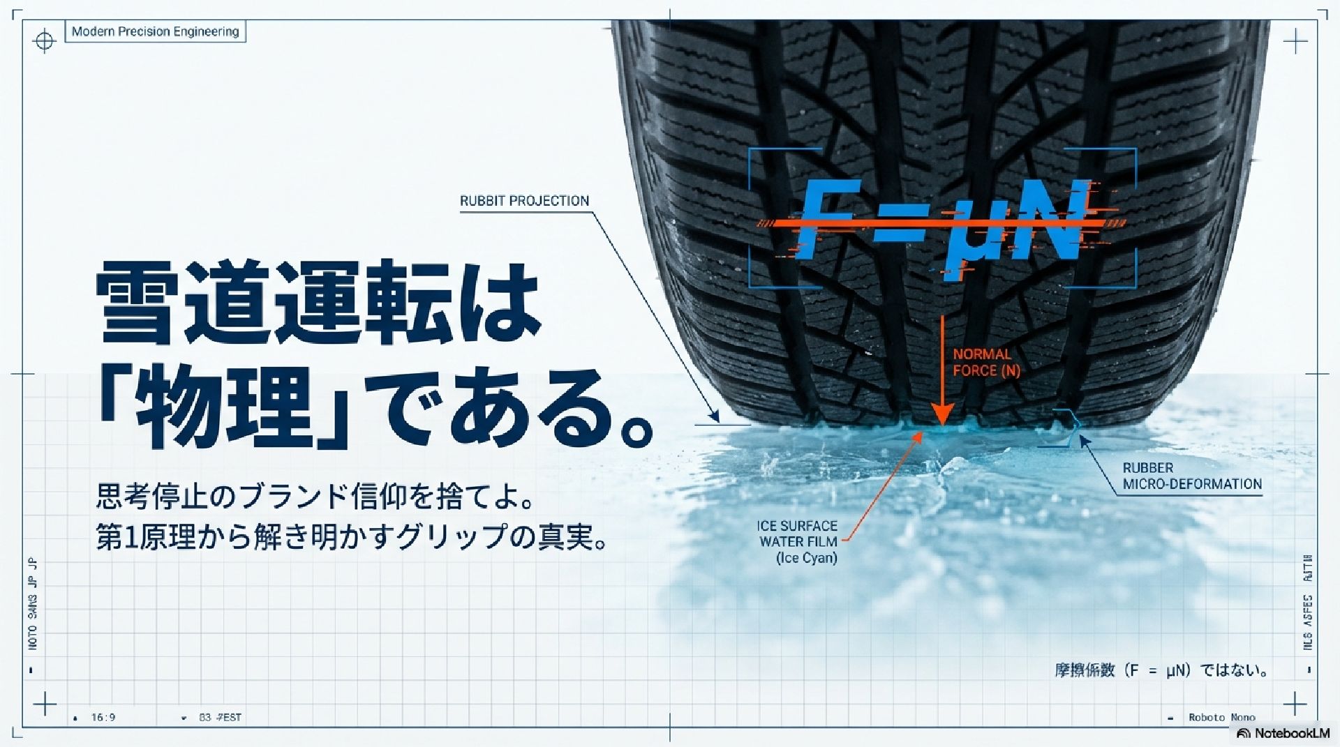 雪道運転は「物理」そのものである