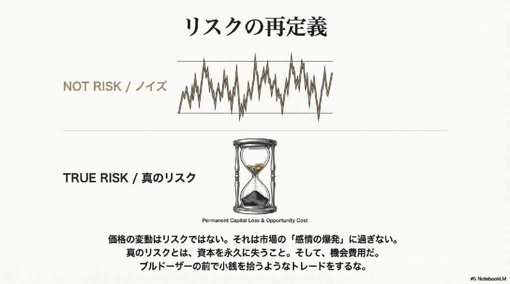 リスクの再定義:ノイズに惑わされるな