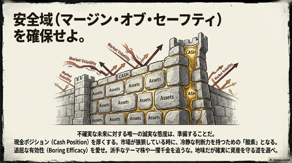 安全域（マージン・オブ・セーフティ）を確保せよ