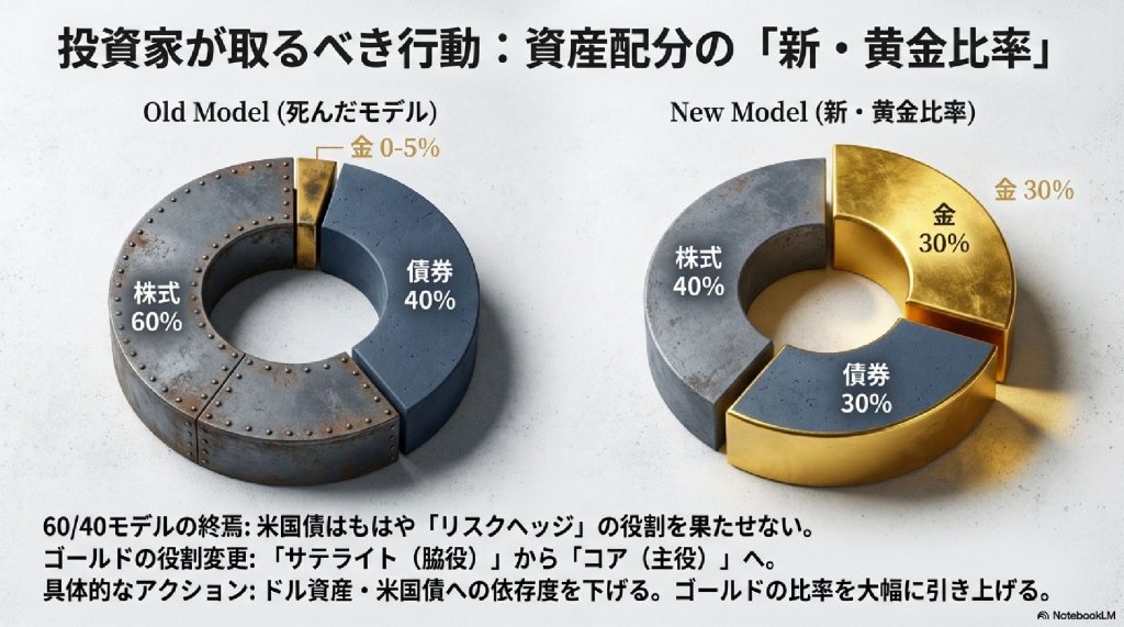 投資家が取るべき行動：資産配分の「新・黄金比率」