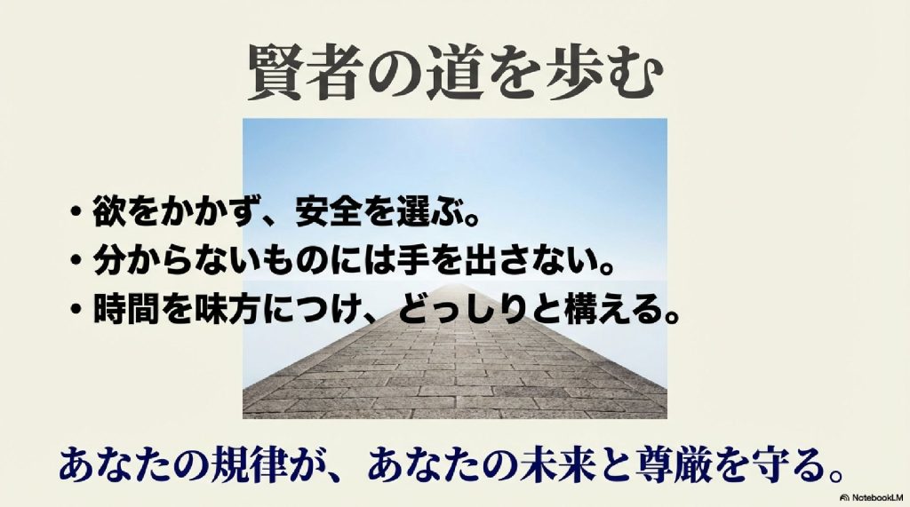 賢者の道を歩む