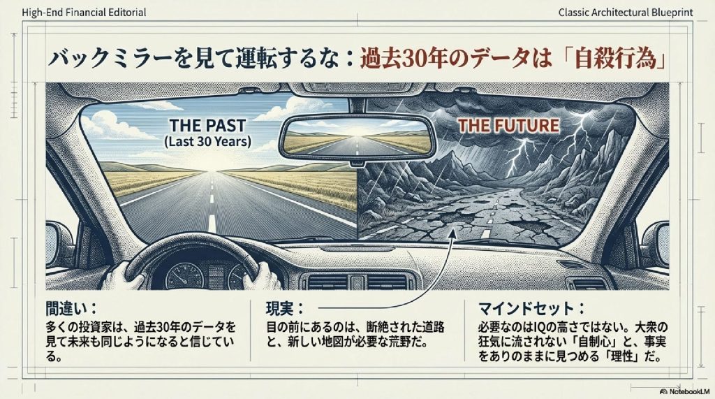 バックミラーを見て運転するな：過去30年のデータは「自殺行為」