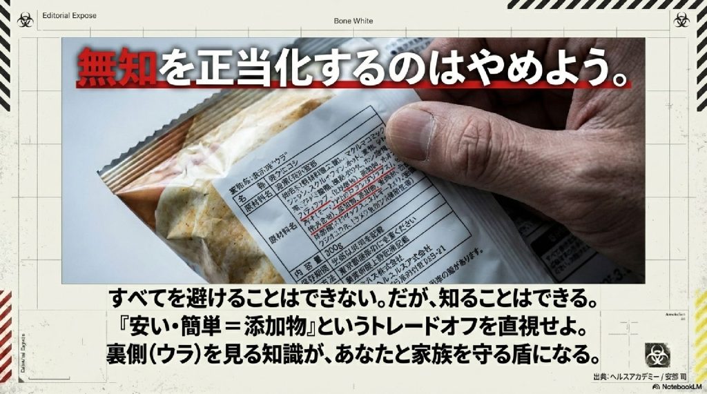 無知を正当化せず、知識という「盾」を持とう