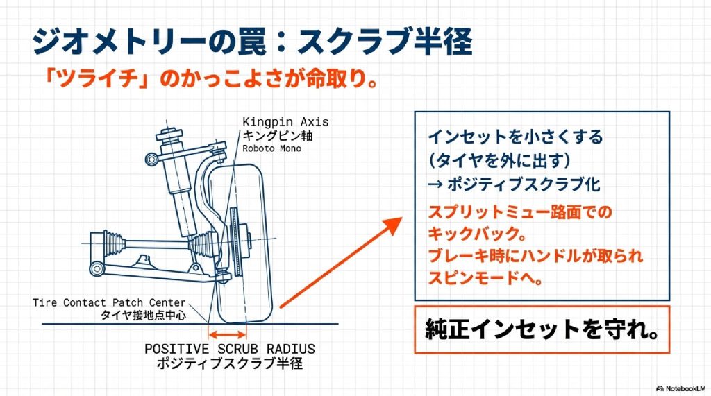 ジオメトリーの罠：「ツライチ」は命取り