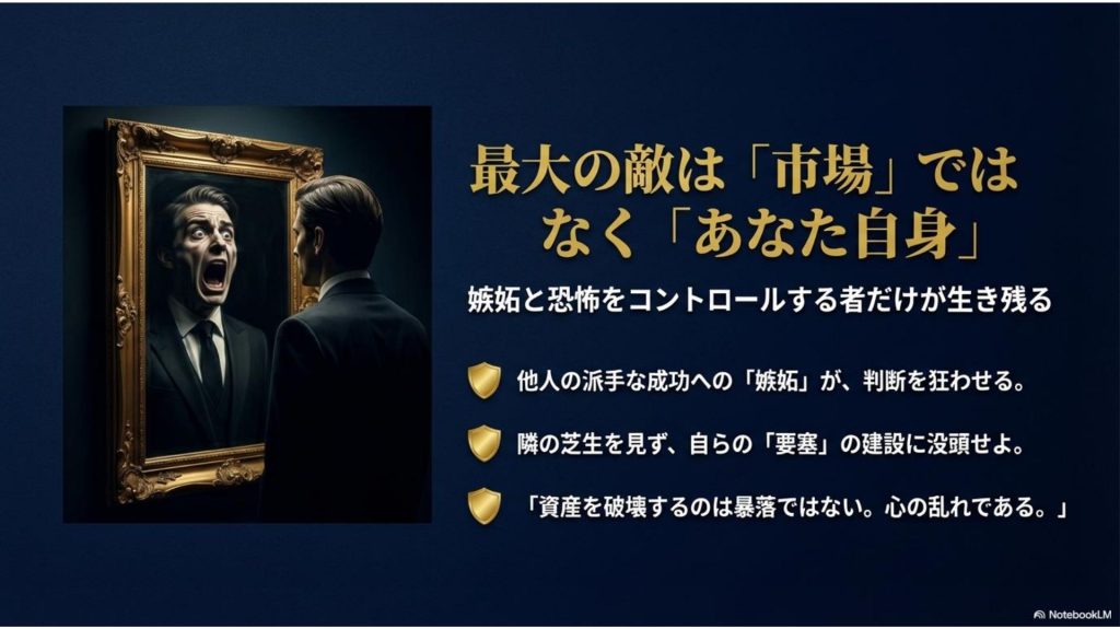 最大の敵は「市場」ではなく「あなた自身」