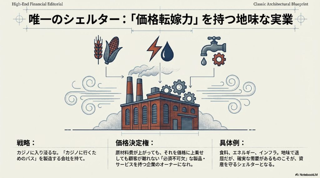 唯一のシェルター：「価格転嫁力」を持つ地味な実業