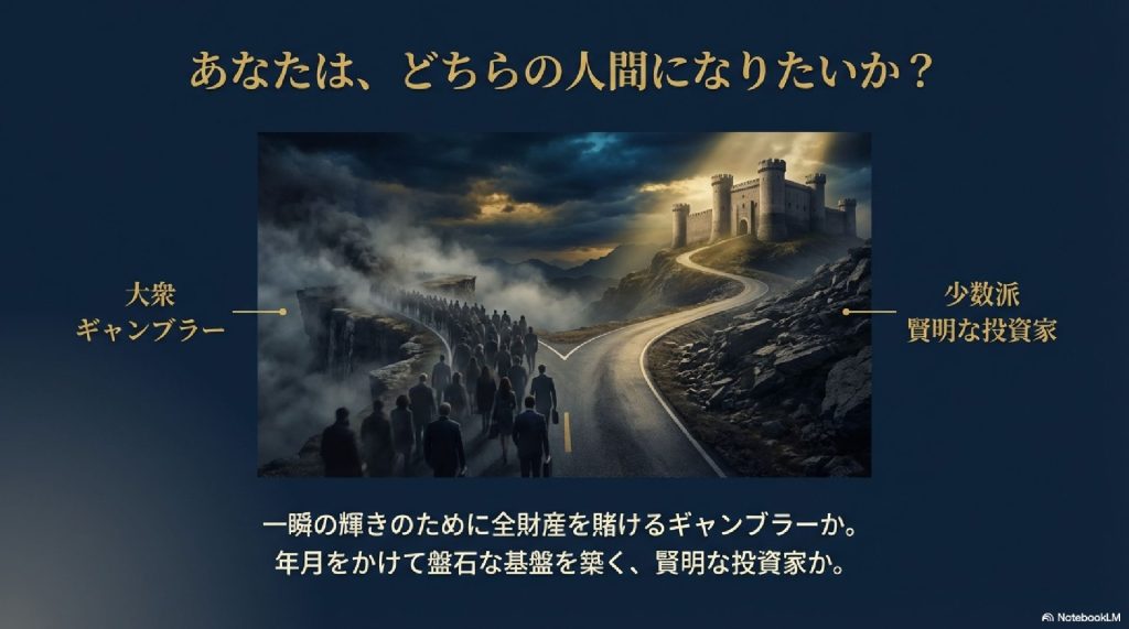 ギャンブラーか、賢明な投資家か