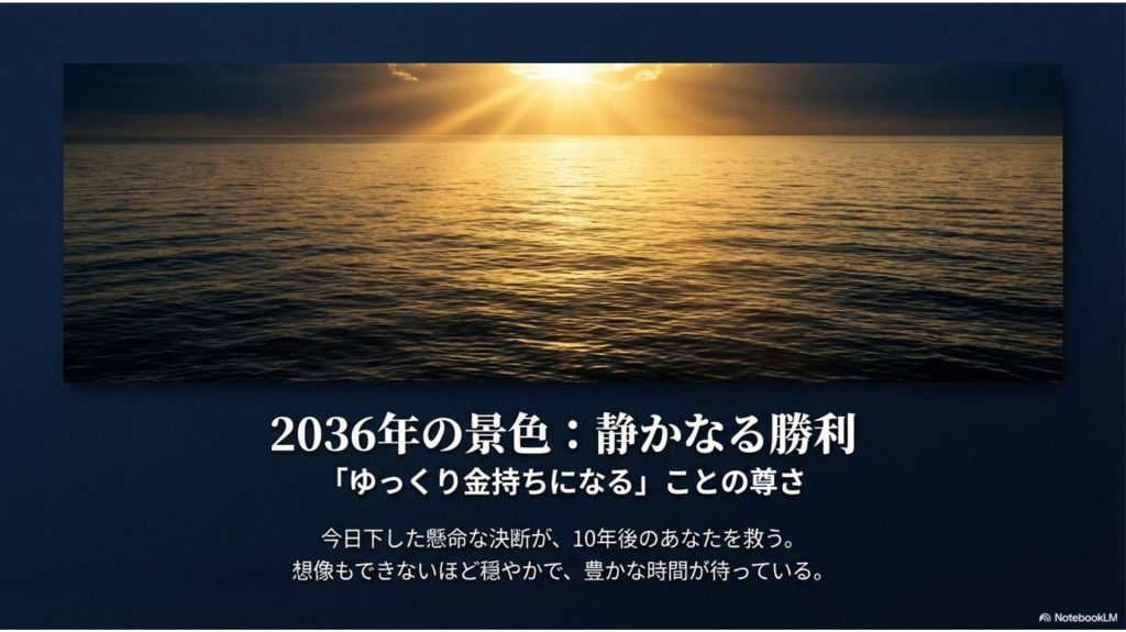 2036年の景色：静かなる勝利