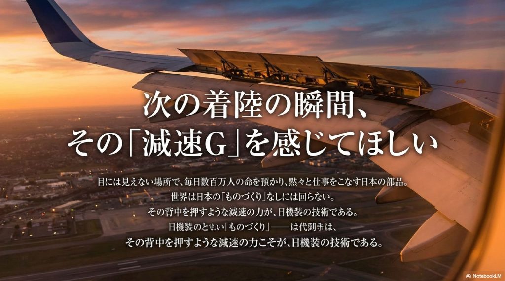 次のフライトで感じてほしい、背中を押す「技術の力」