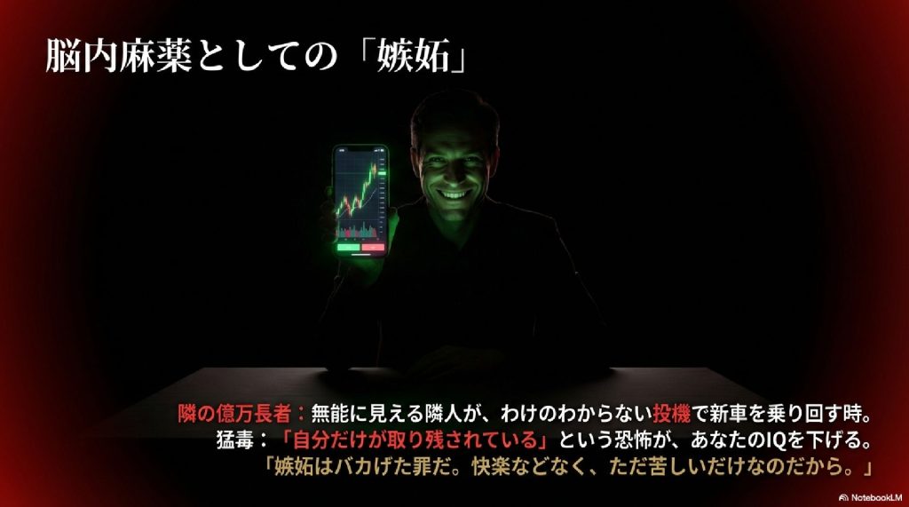 脳内麻薬としての「嫉妬」に打ち勝つ