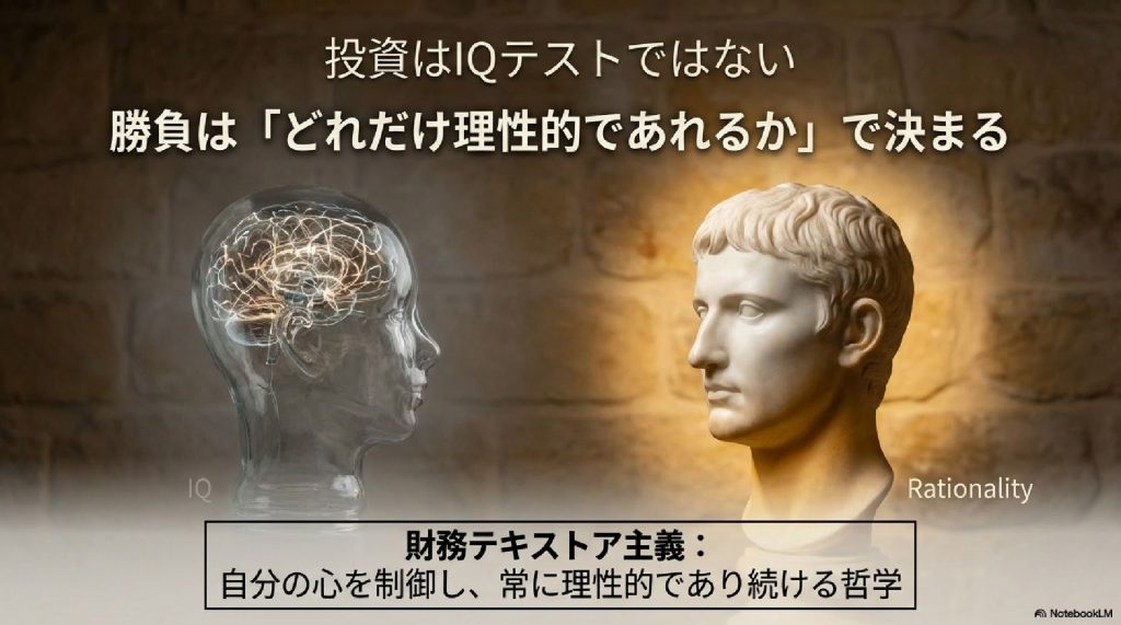 投資の勝負は「理性」で決まる
