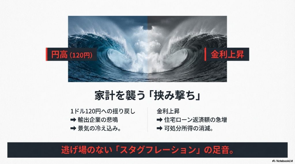 家計を襲う「円高」と「金利上昇」の挟み撃ち