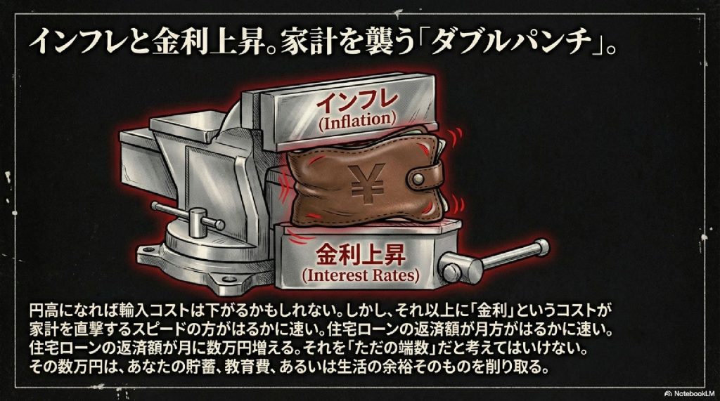 インフレと金利上昇：家計を襲うダブルパンチ