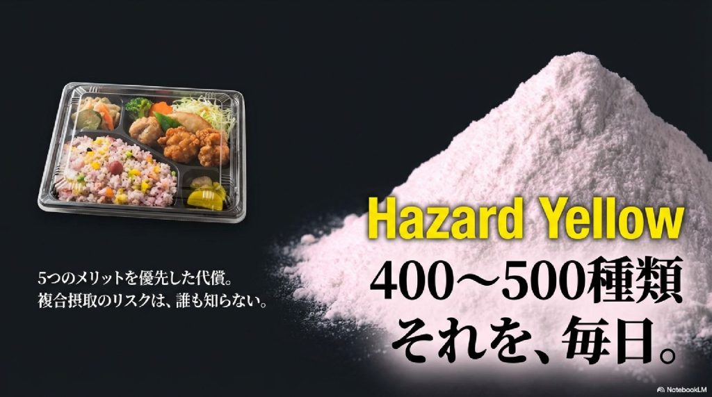 コンビニ弁当の真実:毎日摂取する400種類の化学物質