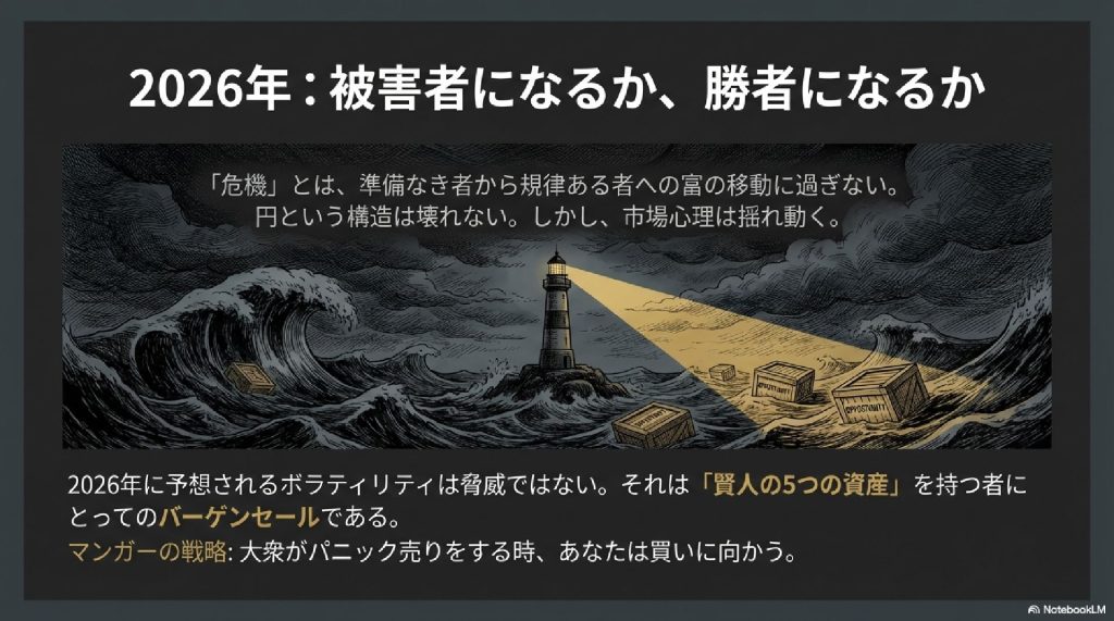 2026年：被害者になるか、勝者になるか