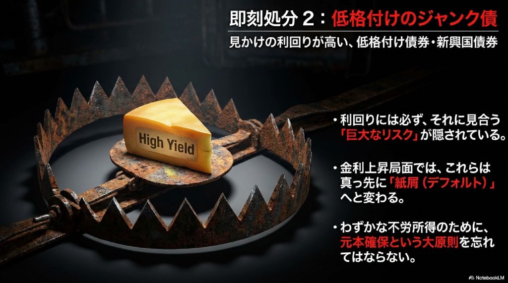 即刻処分２：低格付けのジャンク債