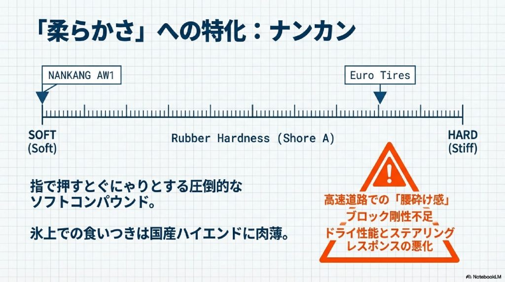 「柔らかさ」への特化：ナンカンの特性と注意点