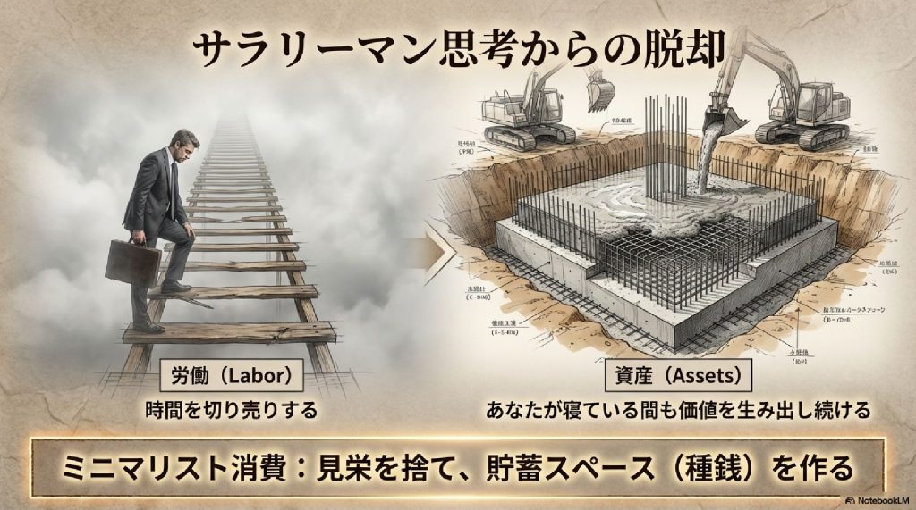 サラリーマン思考から脱却し、資産を作る