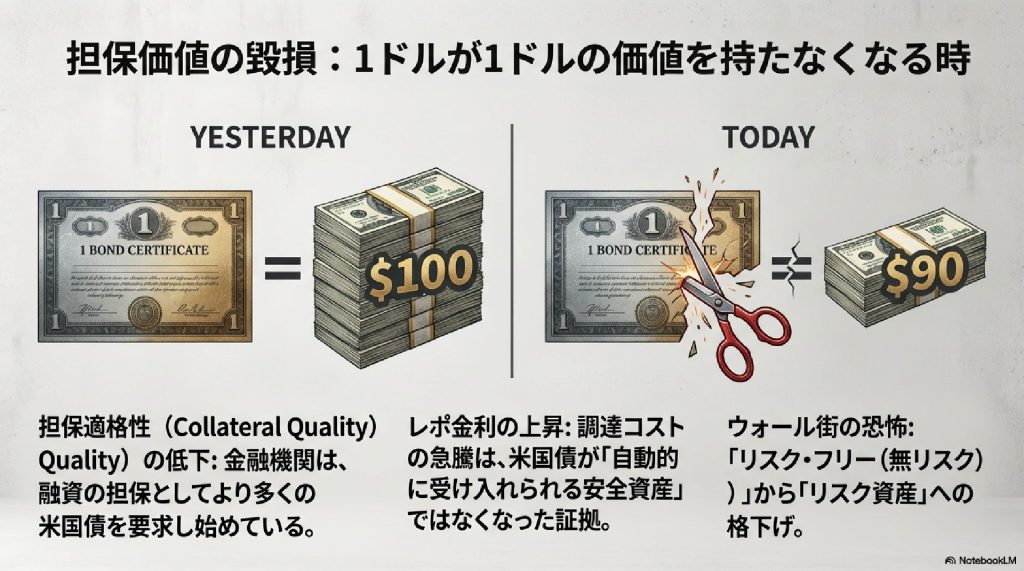 担保価値の毀損：1ドルが1ドルの価値を持たなくなる時