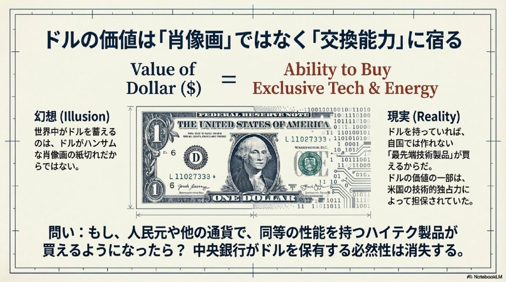 ドルの価値の本質：「肖像画」ではなく「交換能力」