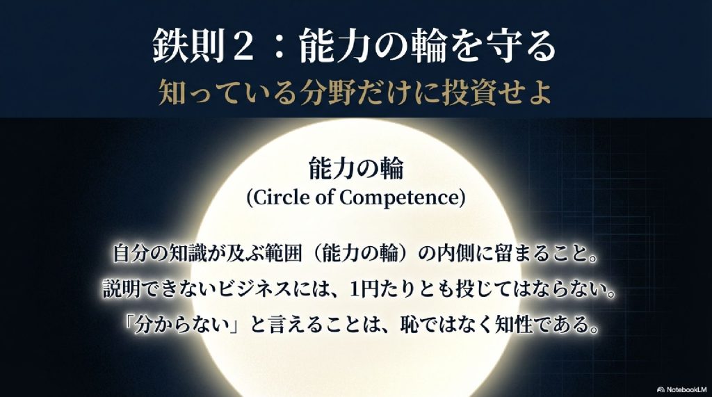 鉄則2:能力の輪を守る