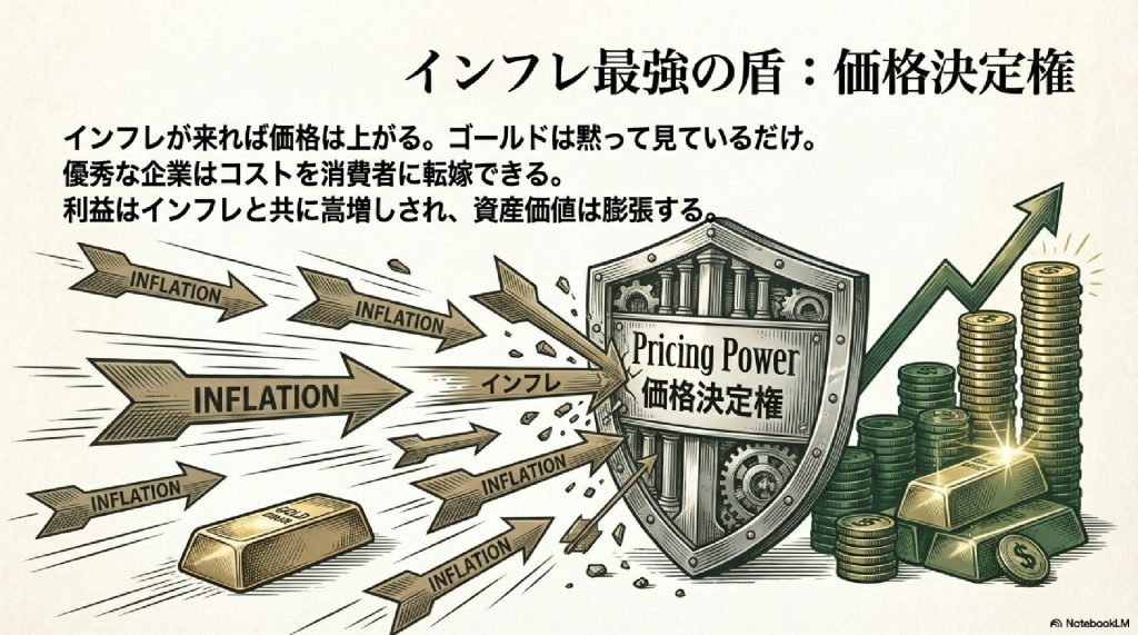 インフレ最強の盾:企業の「価格決定権」