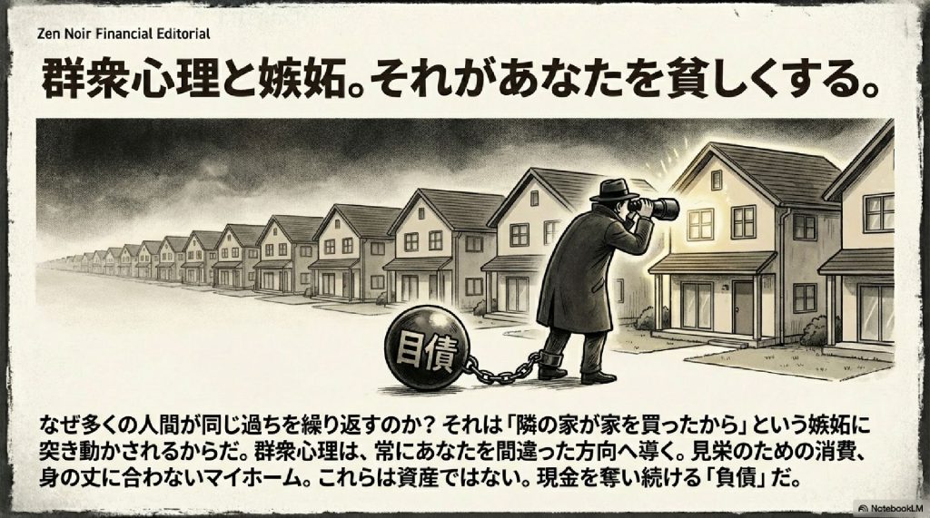 群衆心理と嫉妬があなたを貧しくする