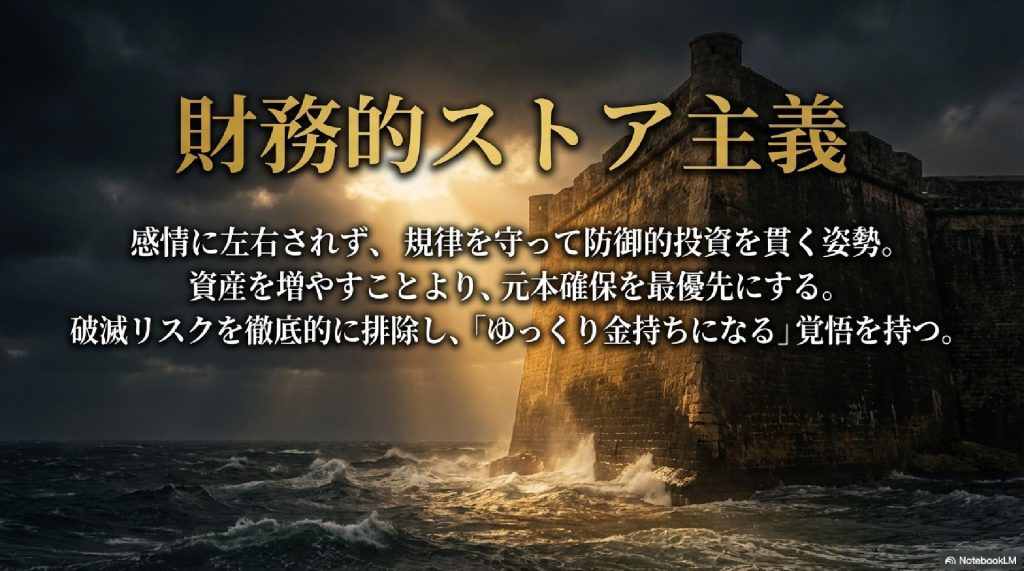 財務的ストア主義：生き残るための「砦」