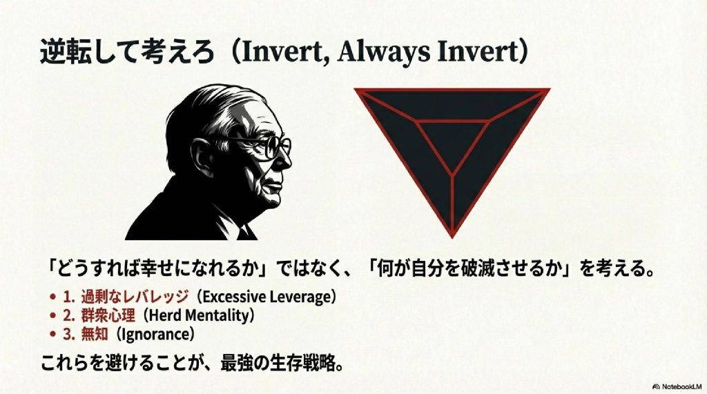 逆転して考えろ（Invert, Always Invert）