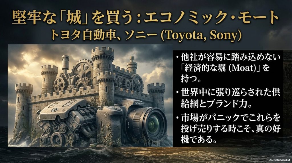 堅牢な「城」を買う：エコノミック・モート