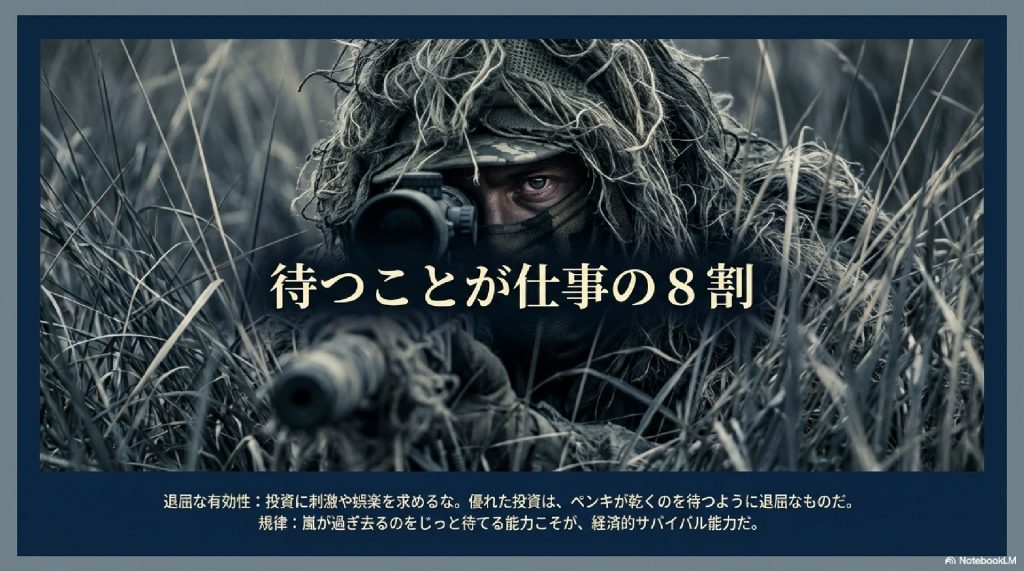 投資の8割は「待つこと」