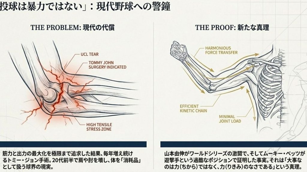 現代野球への警鐘：「投球は暴力ではない」という新たな真理