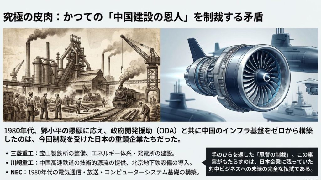 究極の皮肉：かつての「中国建設の恩人」を制裁する矛盾